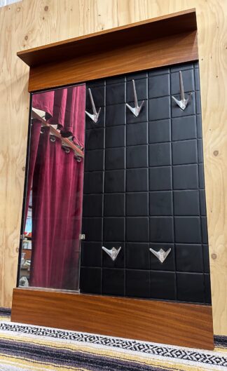 Mid-Century Coat Rack with Mirror 9