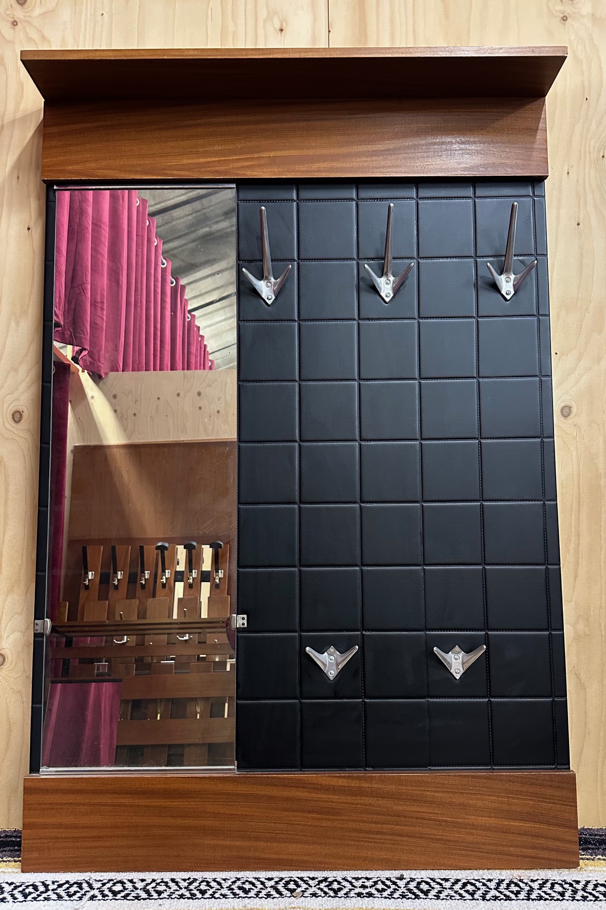 Mid-Century Coat Rack with Mirror 9 - Image 2