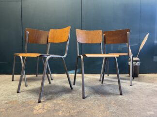 Vintage Industrial Dining Chairs