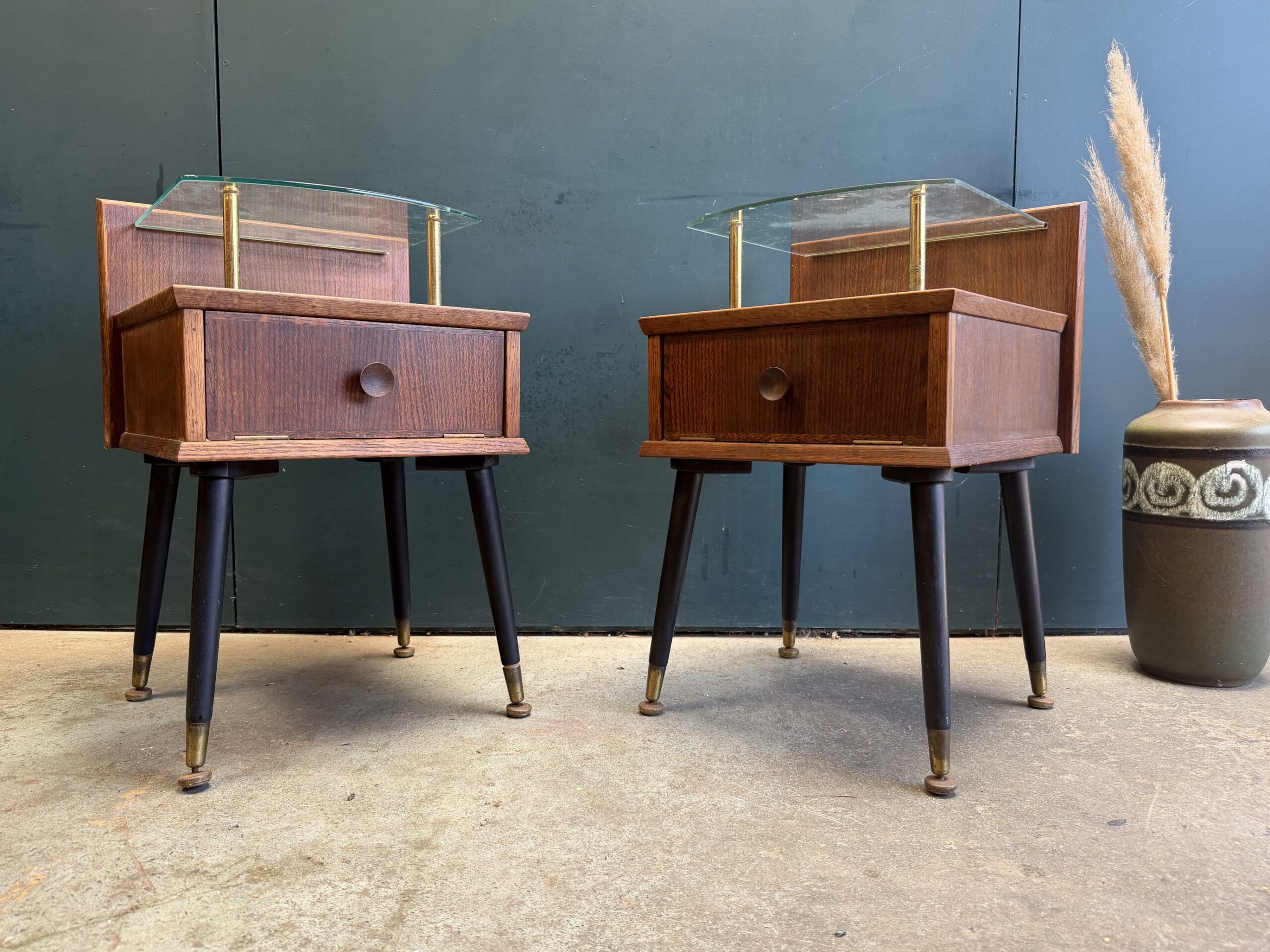 Mid-Century Bedside Tables - Image 2
