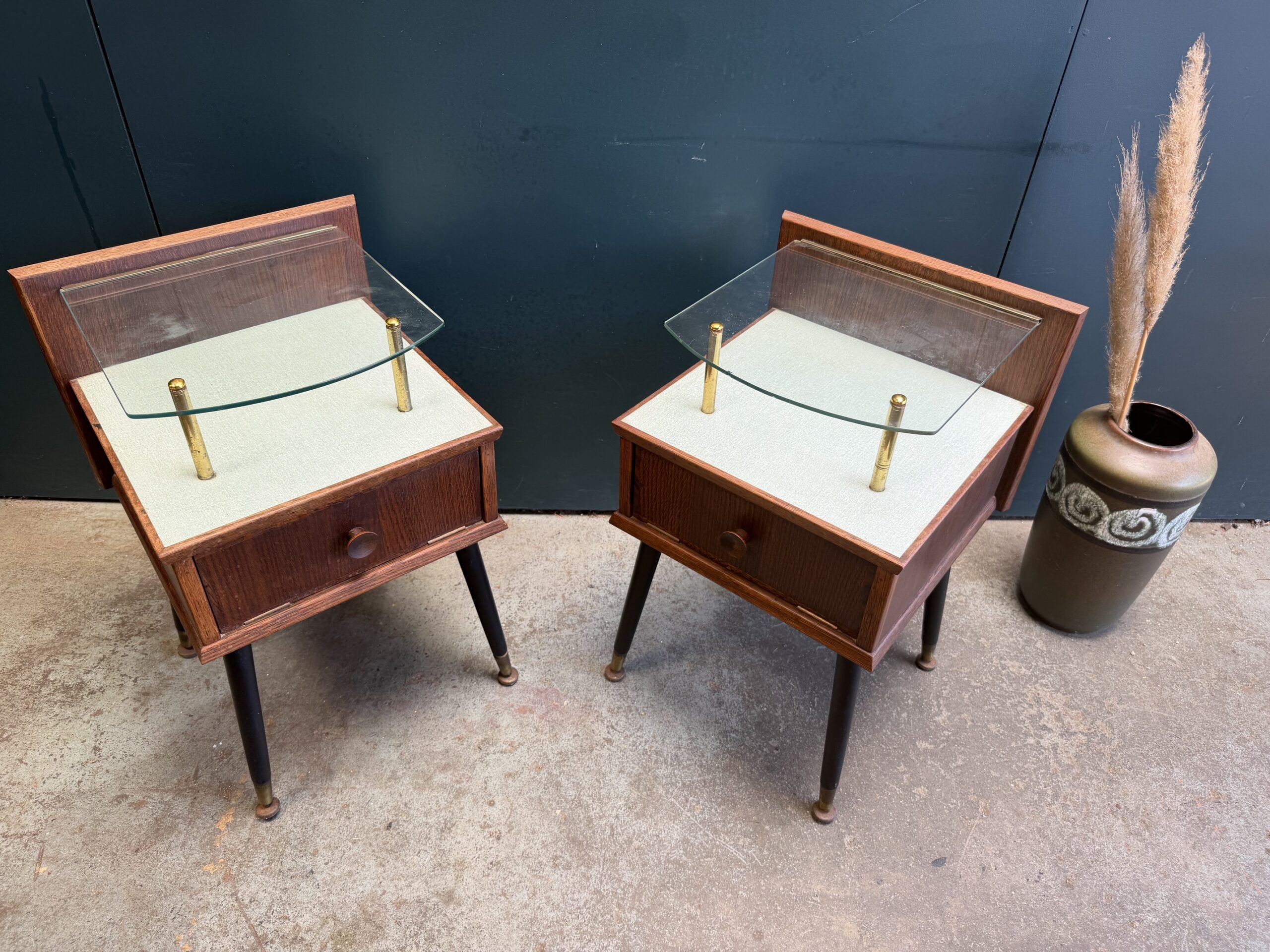 Mid-Century Bedside Tables - Image 3