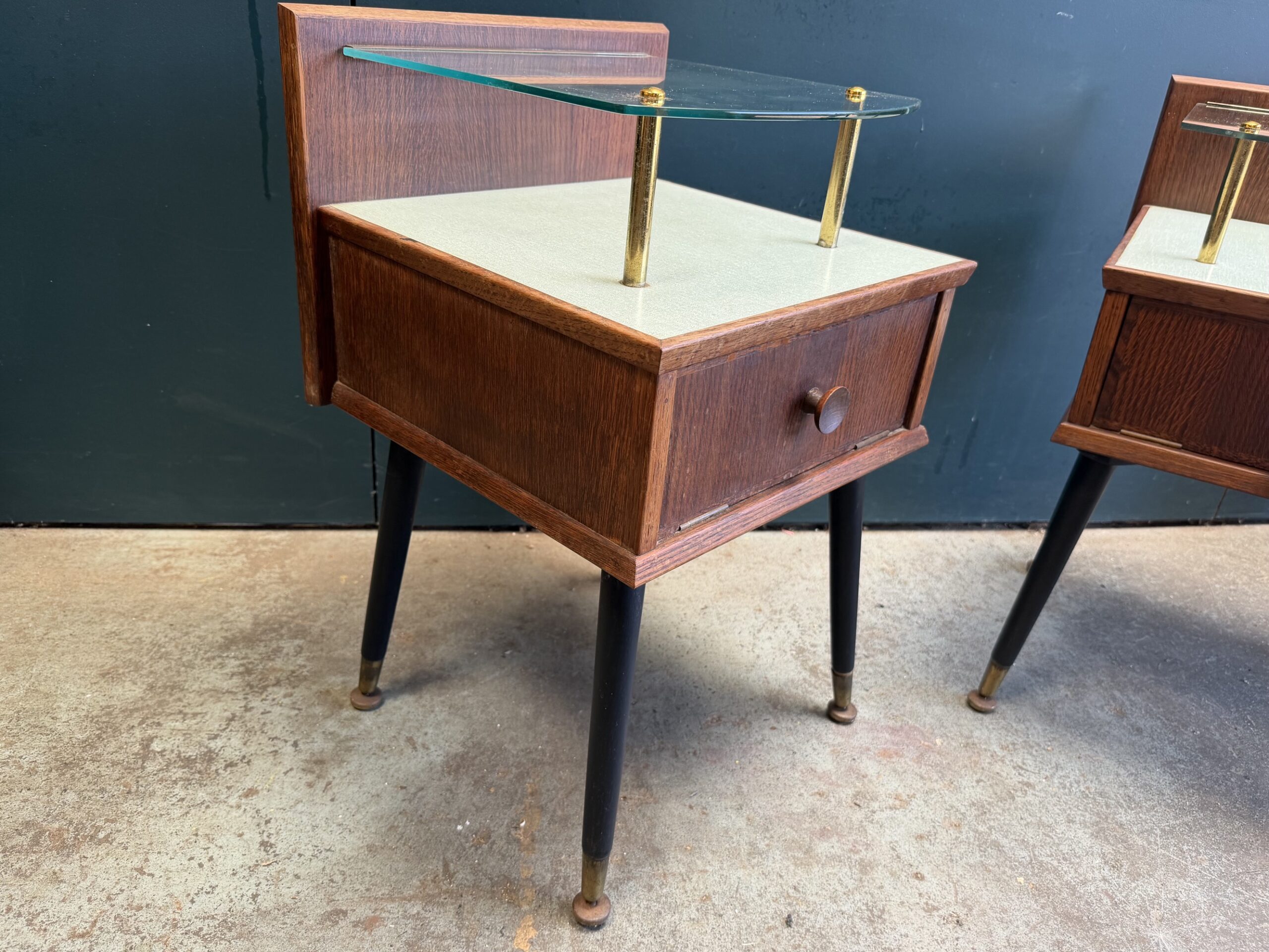Mid-Century Bedside Tables - Image 6