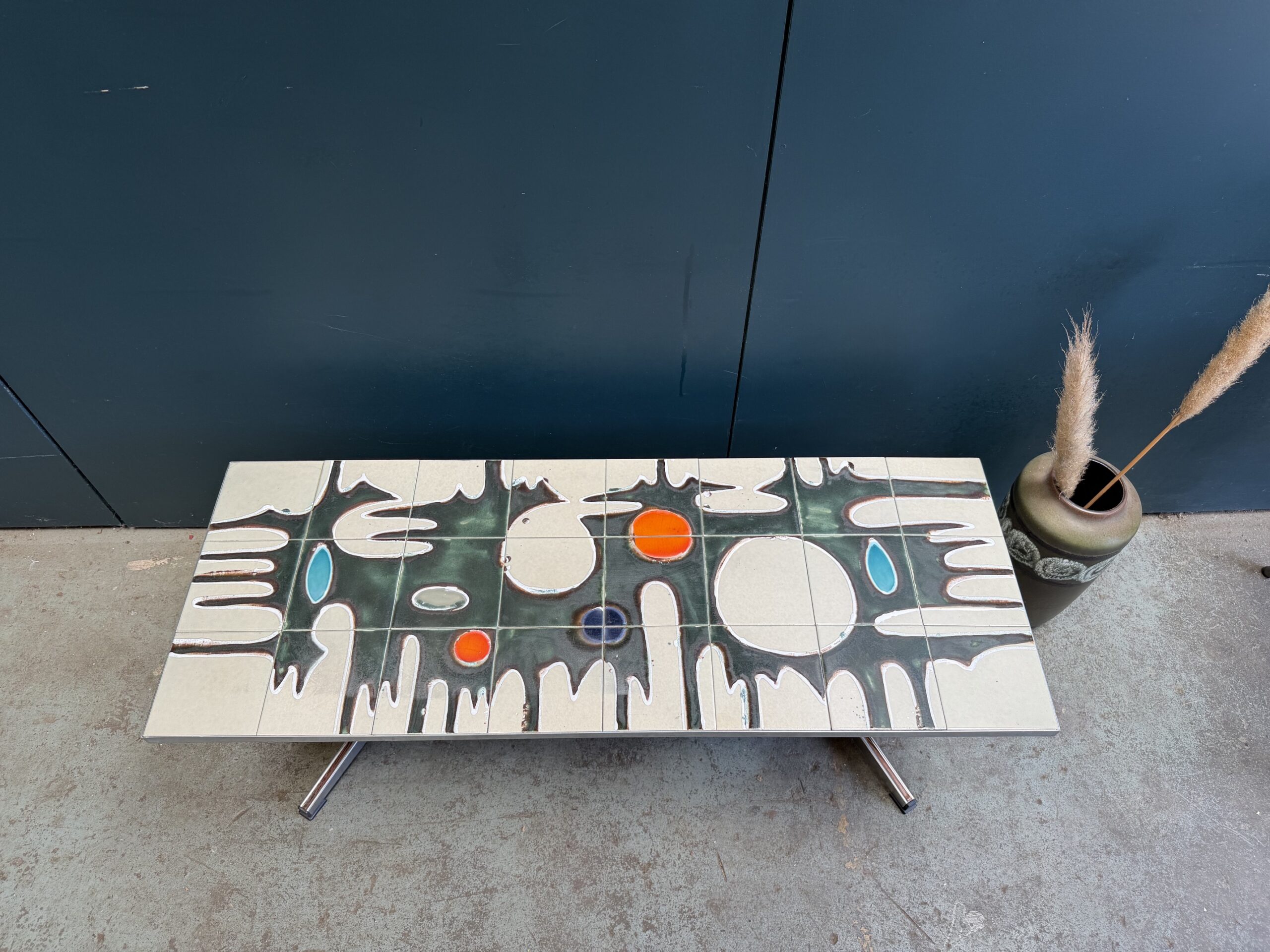 Mid-Century Tiled Coffee Table - Image 5