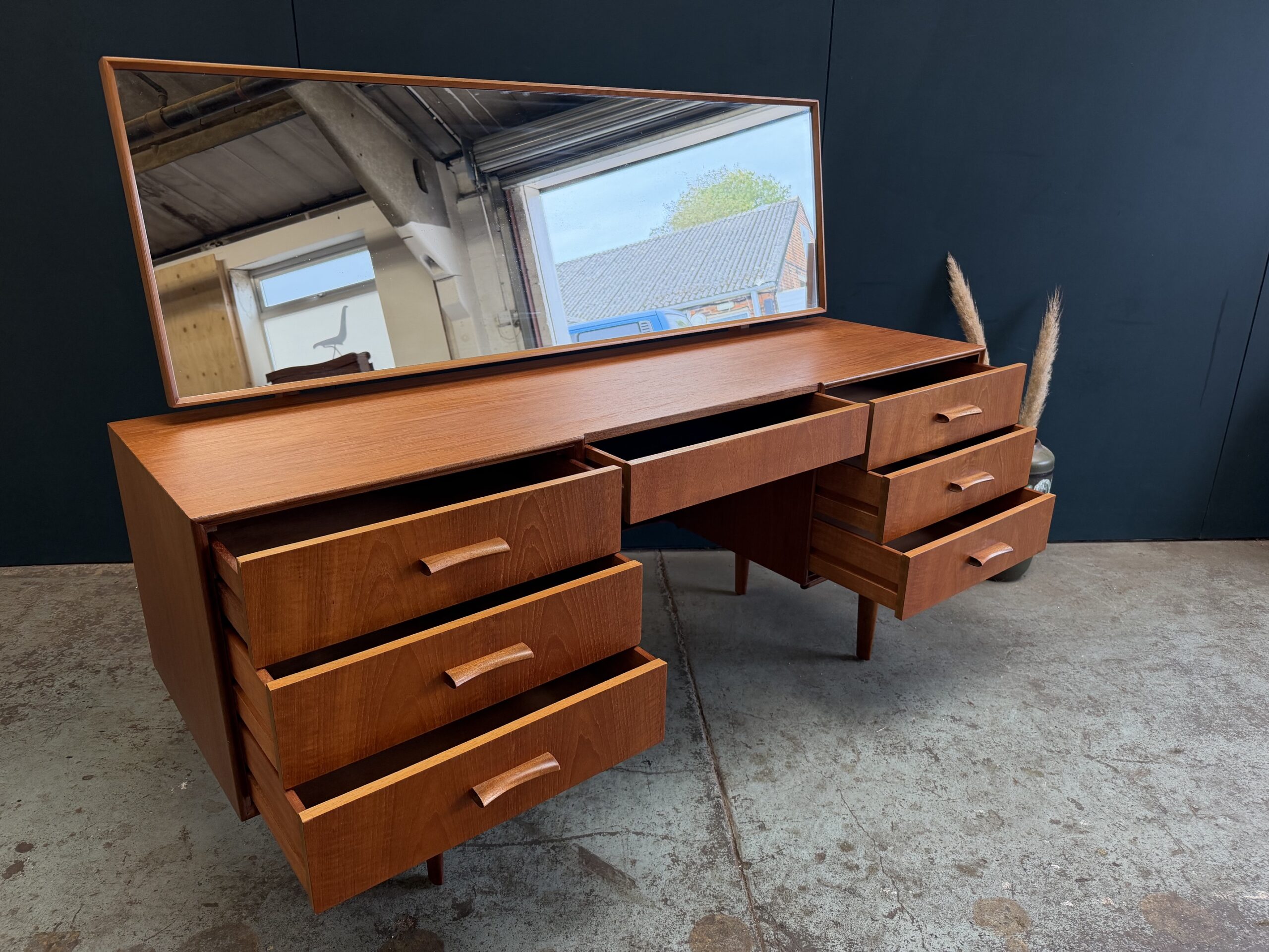 McIntosh Mid-Century Teak Dressing Table - Image 7